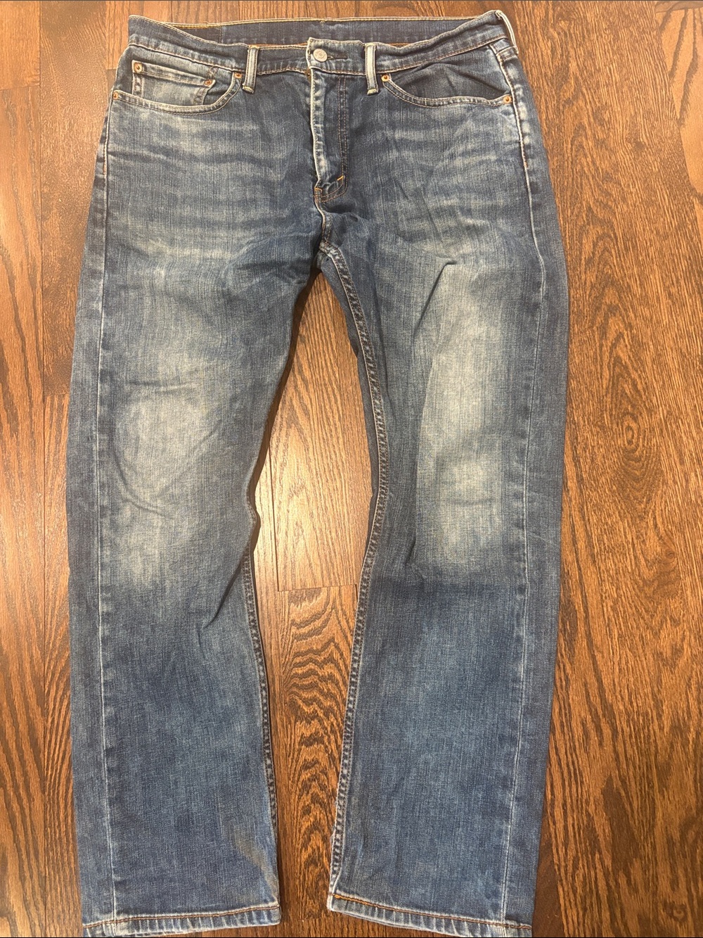 Levi’s Men's 513 Classic Blue Straight-Leg Jeans Size 34
